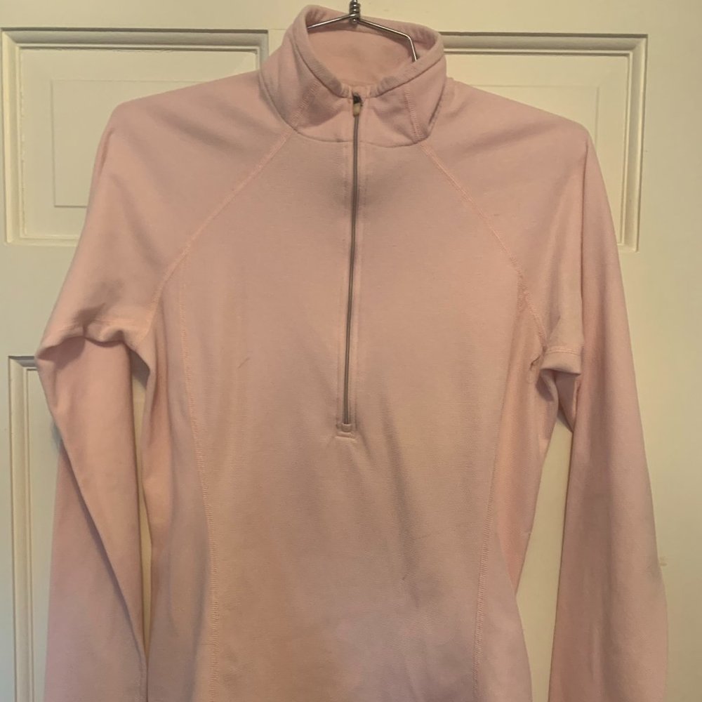 Patagonia 1/4 zip pullover, Women's Size Medium, Light Pink